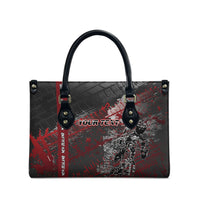 Personalised Cycling New Zealand Leather Bag Aotearoa Pride Sportswear LT22 - Polynesian Pride
