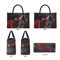 Personalised Cycling New Zealand Leather Bag Aotearoa Pride Sportswear LT22 - Polynesian Pride