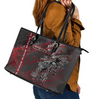 Personalised Cycling New Zealand Leather Tote Bag Aotearoa Pride Sportswear