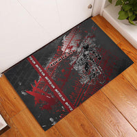 Personalised Cycling New Zealand Rubber Doormat Aotearoa Pride Sportswear LT22 - Polynesian Pride
