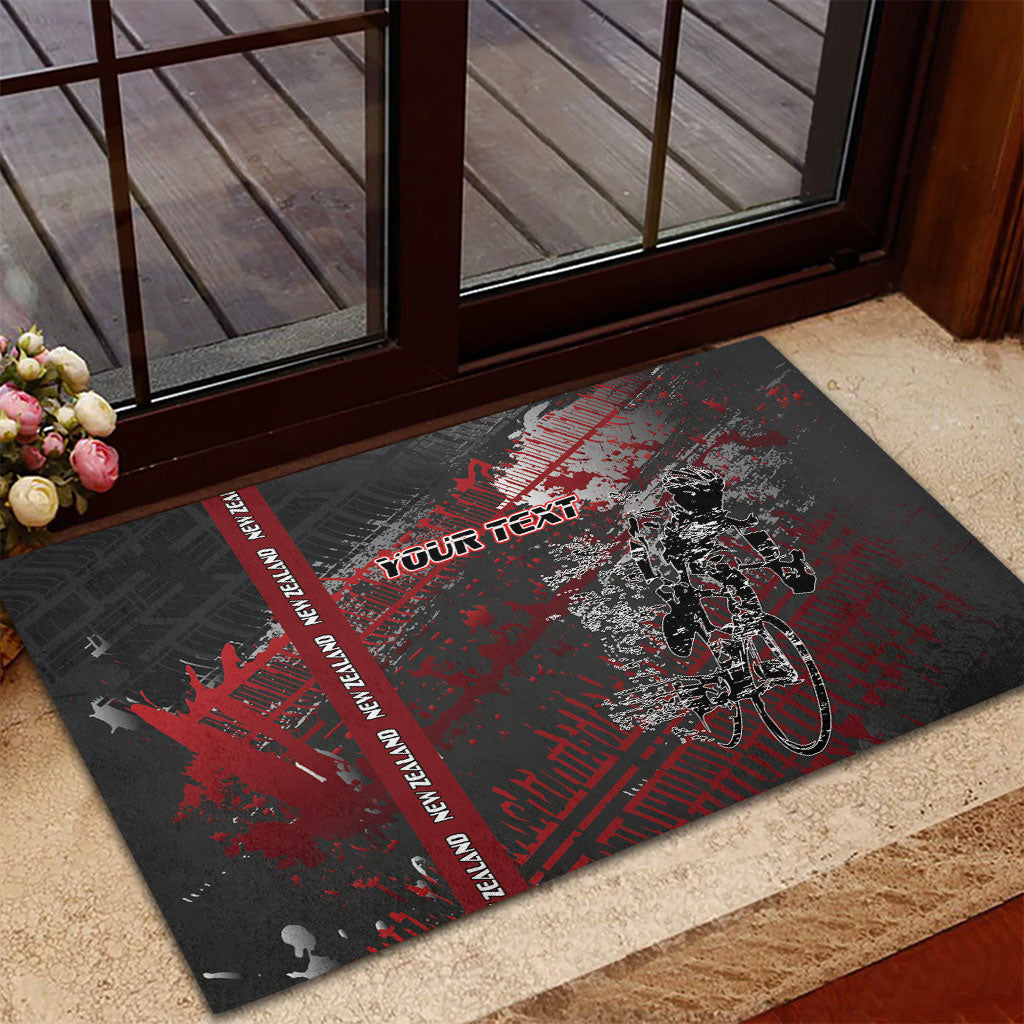 Personalised Cycling New Zealand Rubber Doormat Aotearoa Pride Sportswear LT22 - Polynesian Pride