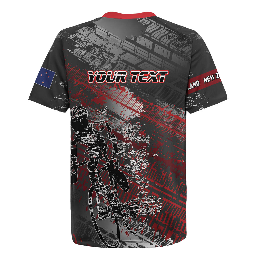 Personalised Cycling New Zealand Rugby Jersey Aotearoa Pride Sportswear LT22 - Polynesian Pride