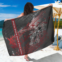 Personalised Cycling New Zealand Sarong Aotearoa Pride Sportswear LT22 One Size 44 x 66 inches Red - Polynesian Pride