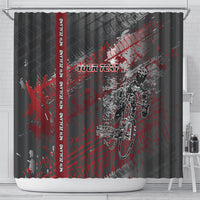 Personalised Cycling New Zealand Shower Curtain Aotearoa Pride Sportswear LT22 - Polynesian Pride