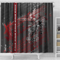 Personalised Cycling New Zealand Shower Curtain Aotearoa Pride Sportswear LT22 - Polynesian Pride
