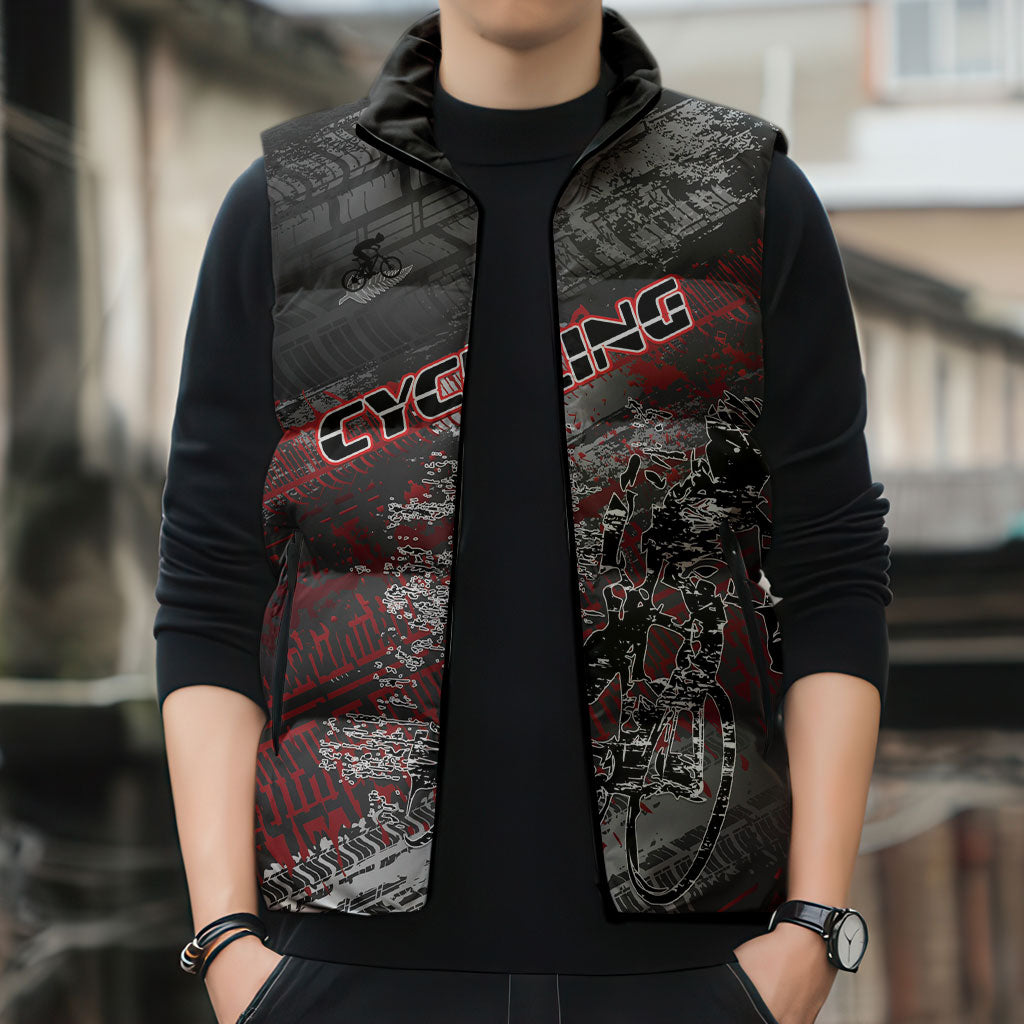 Personalised Cycling New Zealand Sleeveless Puffer Jacket Aotearoa Pride Sportswear LT22 - Polynesian Pride