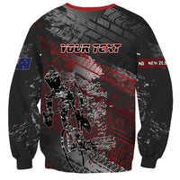 Personalised Cycling New Zealand Sweatshirt Aotearoa Pride Sportswear LT22 - Polynesian Pride