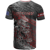 Personalised Cycling New Zealand T Shirt Aotearoa Pride Sportswear LT22 - Polynesian Pride