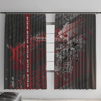 Personalised Cycling New Zealand Window Curtain Aotearoa Pride Sportswear LT22 With Hooks Red - Polynesian Pride