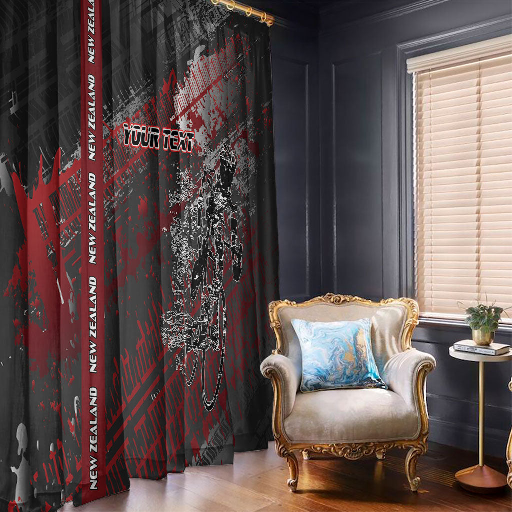 Personalised Cycling New Zealand Window Curtain Aotearoa Pride Sportswear LT22 - Polynesian Pride
