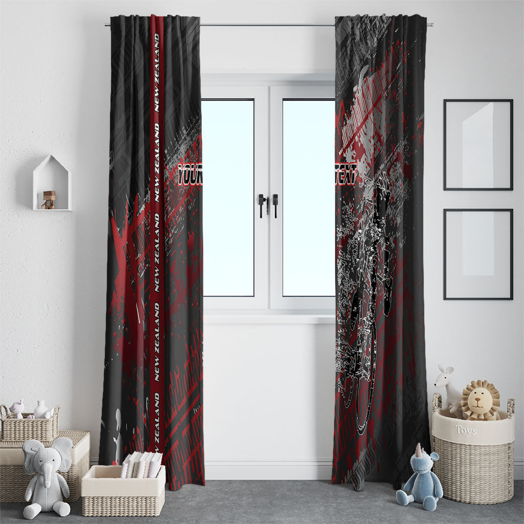 Personalised Cycling New Zealand Window Curtain Aotearoa Pride Sportswear LT22 - Polynesian Pride