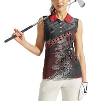 Personalised Cycling New Zealand Women Sleeveless Polo Shirt Aotearoa Pride Sportswear