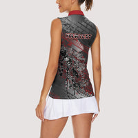 Personalised Cycling New Zealand Women Sleeveless Polo Shirt Aotearoa Pride Sportswear