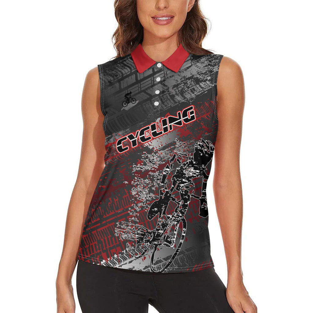 Personalised Cycling New Zealand Women Sleeveless Polo Shirt Aotearoa Pride Sportswear