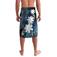 Cook Islands Maori Language Week Lavalava Tiare Maori Kuki Airani Blue Pattern LT22 - Polynesian Pride