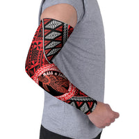 Personalised Tonga Language Week Arm Sleeves Heilala Turtle Malo E Lelei