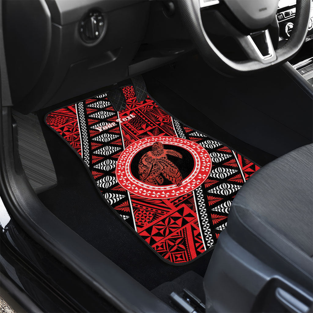 Personalised Tonga Language Week Car Mats Heilala Turtle Malo E Lelei