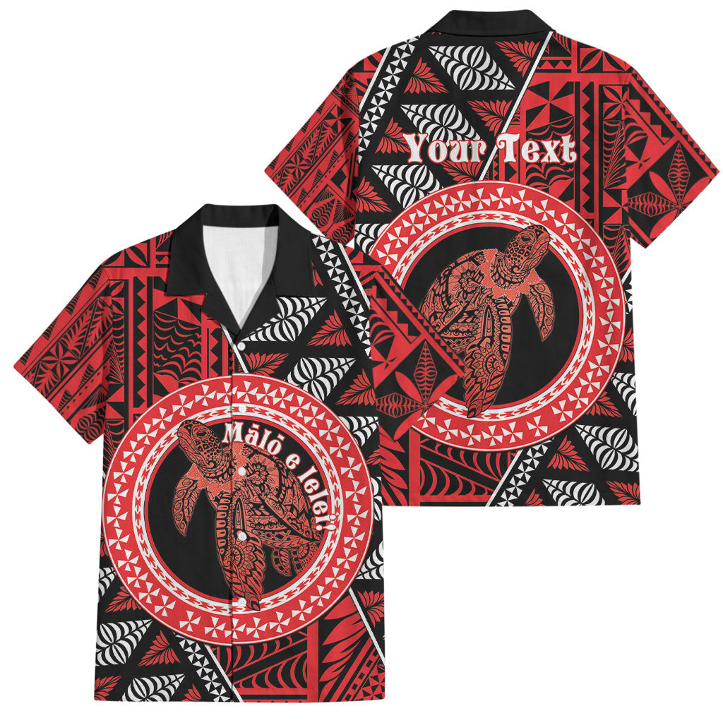 Personalised Tonga Language Week Family Matching Short Sleeve Bodycon Dress and Hawaiian Shirt Heilala Turtle Malo E Lelei