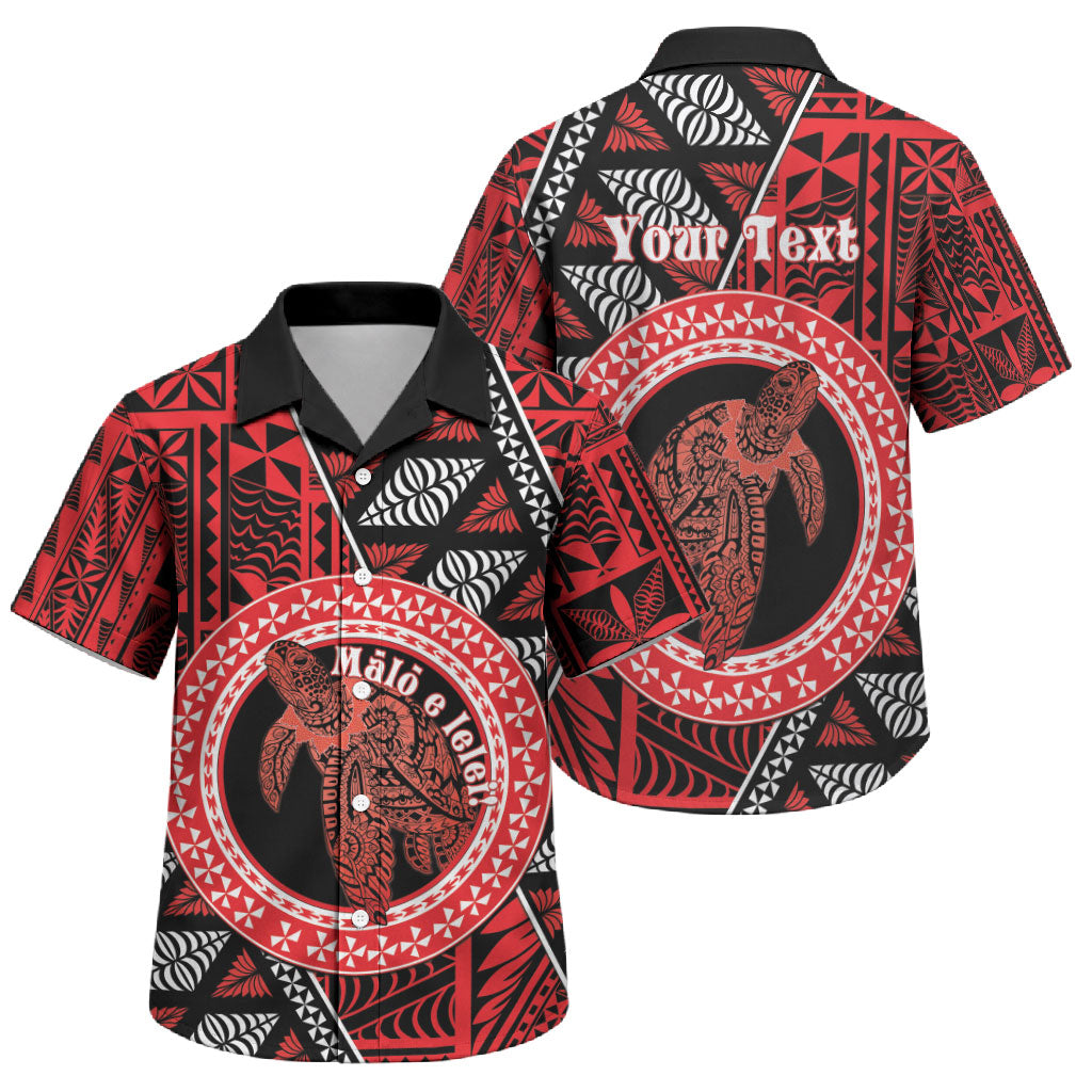 Personalised Tonga Language Week Family Matching Short Sleeve Bodycon Dress and Hawaiian Shirt Heilala Turtle Malo E Lelei