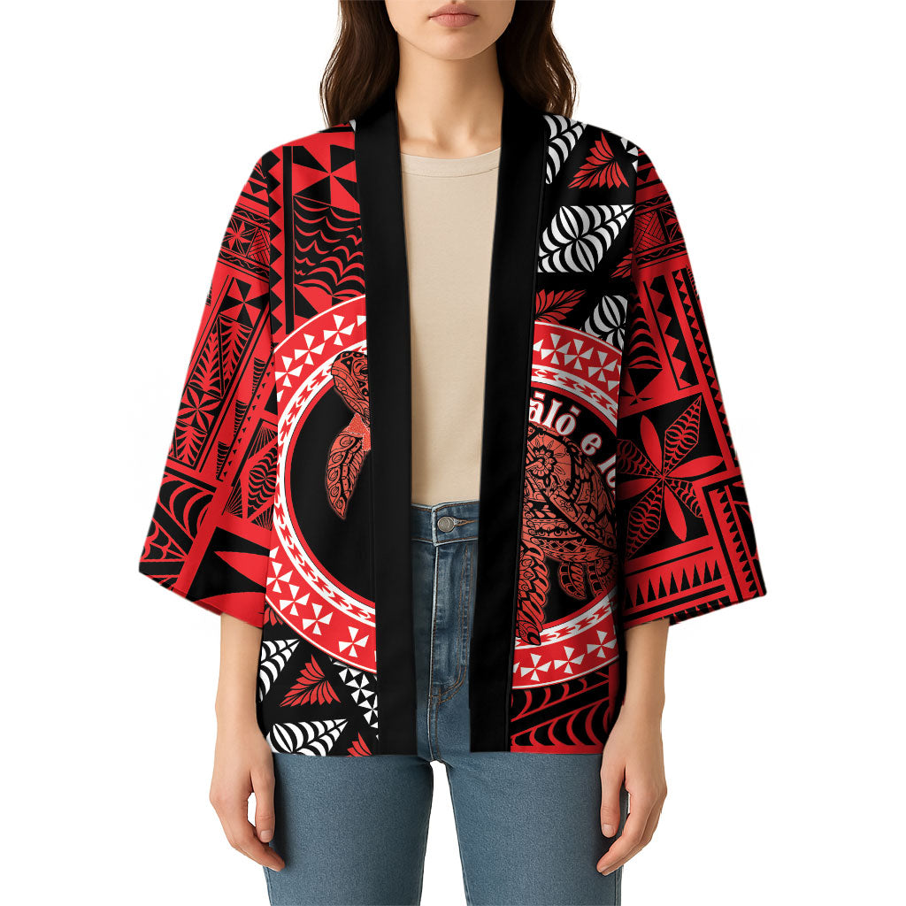 Personalised Tonga Language Week Kimono Heilala Turtle Malo E Lelei