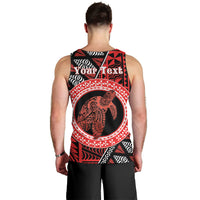 Personalised Tonga Language Week Men Tank Top Heilala Turtle Malo E Lelei