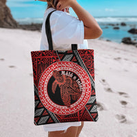 Tonga Language Week Tote Bag Heilala Turtle Malo E Lelei