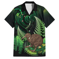 Kiwi New Zealand Personalised Family Matching Puletasi and Hawaiian Shirt Aotearoa Map Silver Fern Koru Pattern