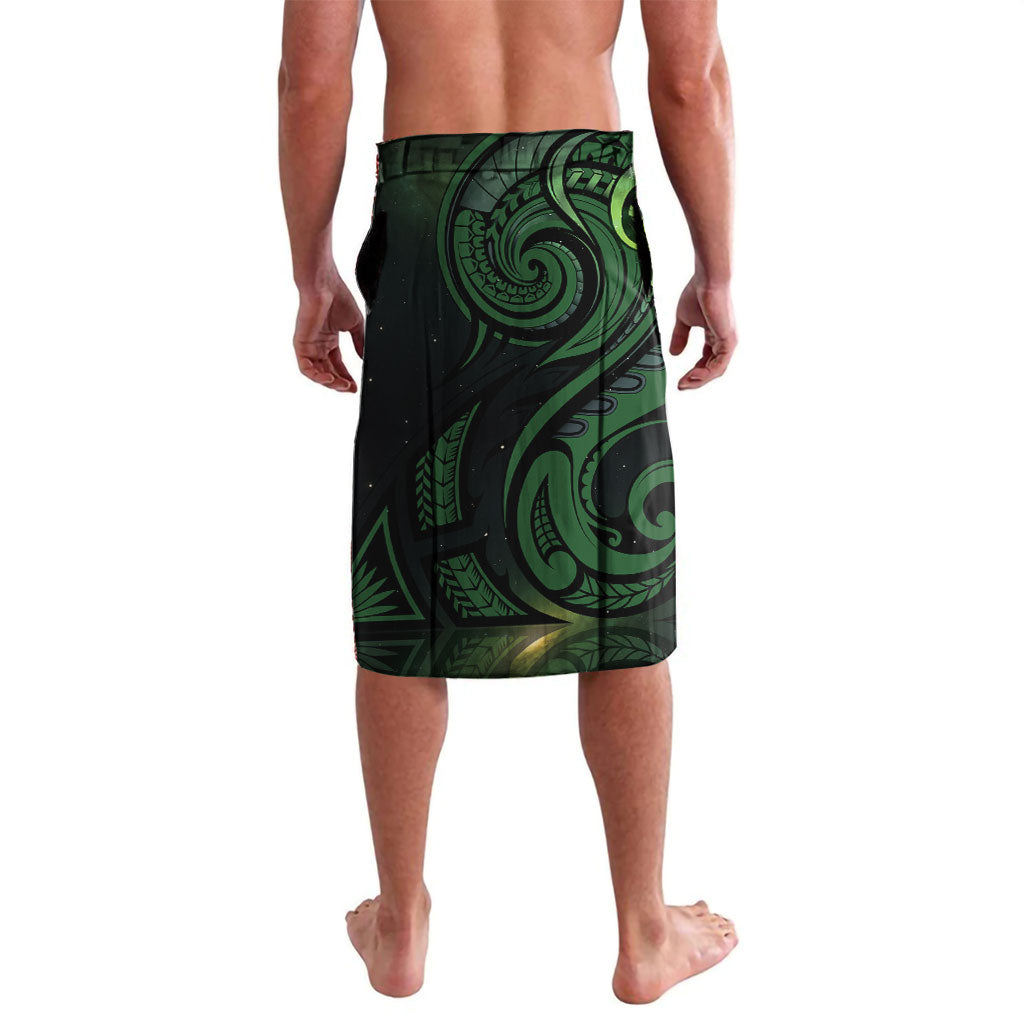 Kiwi New Zealand Personalised Lavalava Aotearoa Map Silver Fern Koru Pattern LT22 - Polynesian Pride