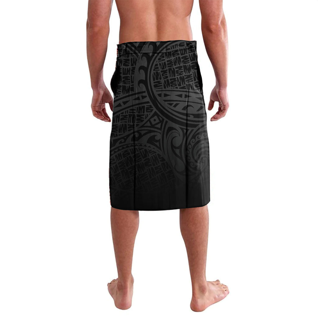 Kiwi New Zealand Personalised Lavalava NZ Map Pohutukawa Fern Maori Pattern LT22 - Polynesian Pride