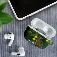 Kea Bird Kowhai New Zealand AirPods Case Mountain Landscape Maori Art LT22 - Polynesian Pride