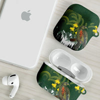 Kea Bird Kowhai New Zealand AirPods Case Mountain Landscape Maori Art LT22 - Polynesian Pride