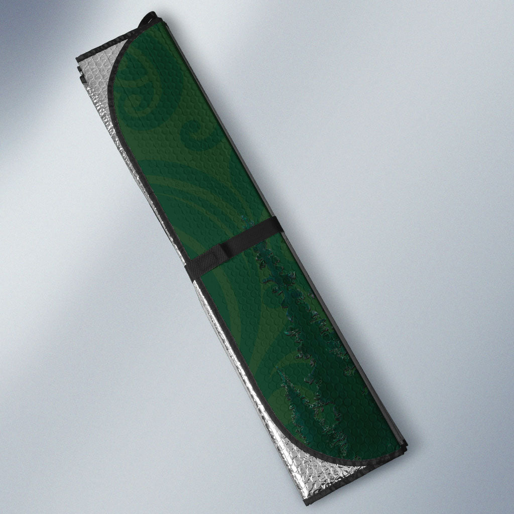 Kea Bird Kowhai New Zealand Auto Sun Shade Mountain Landscape Maori Art LT22 - Polynesian Pride