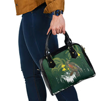 Kea Bird Kowhai New Zealand Shoulder Handbag Mountain Landscape Maori Art