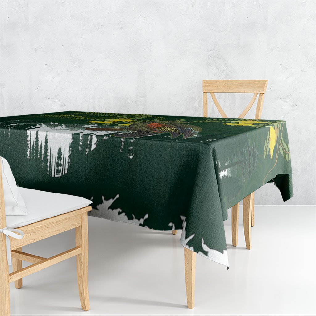 Kea Bird Kowhai New Zealand Tablecloth Mountain Landscape Maori Art LT22 - Polynesian Pride