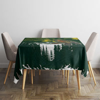 Kea Bird Kowhai New Zealand Tablecloth Mountain Landscape Maori Art LT22 - Polynesian Pride