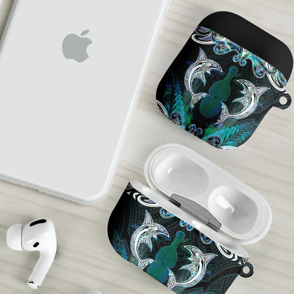New Zealand Kotiate Weapon AirPods Case Aotearoa Mango Paua Shell Maori Pattern