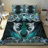 New Zealand Kotiate Weapon Bedding Set Aotearoa Mango Paua Shell Maori Pattern