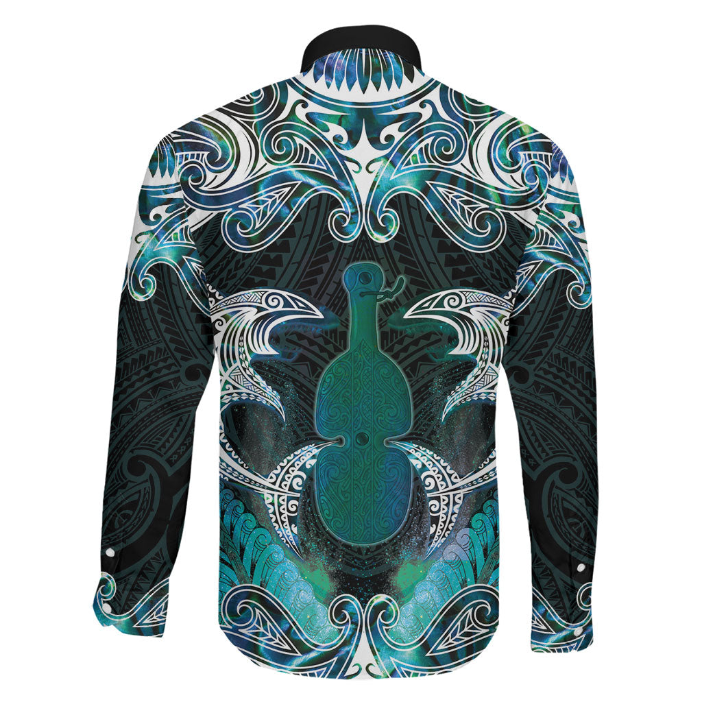 New Zealand Kotiate Weapon Family Matching Short Sleeve Bodycon Dress and Hawaiian Shirt Aotearoa Mango Paua Shell Maori Pattern