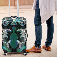 New Zealand Kotiate Weapon Luggage Cover Aotearoa Mango Paua Shell Maori Pattern