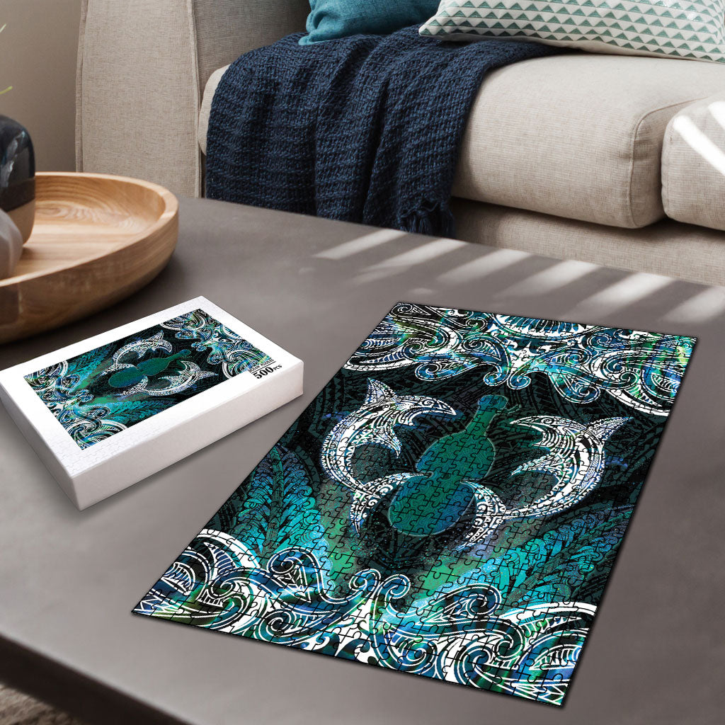 New Zealand Kotiate Weapon Puzzle Aotearoa Mango Paua Shell Maori Pattern