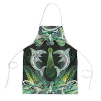 New Zealand Mere Pounamu Weapon Apron Aotearoa Mango Paua Shell Maori Pattern