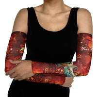 New Zealand Kea Bird Matariki Personalised Arm Sleeves Silver Fern Maori Pattern LT22 - Polynesian Pride