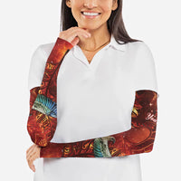 New Zealand Kea Bird Matariki Personalised Arm Sleeves Silver Fern Maori Pattern LT22 - Polynesian Pride