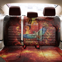 New Zealand Kea Bird Matariki Personalised Back Car Seat Cover Silver Fern Maori Pattern LT22 - Polynesian Pride