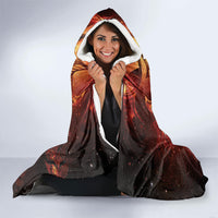 New Zealand Kea Bird Matariki Personalised Hooded Blanket Silver Fern Maori Pattern LT22 - Polynesian Pride