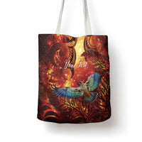New Zealand Kea Bird Matariki Personalised Tote Bag Silver Fern Maori Pattern LT22 - Polynesian Pride