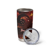 New Zealand Kea Bird Matariki Personalised Tumbler Cup Silver Fern Maori Pattern LT22 - Polynesian Pride