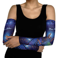 Takahe New Zealand Personalised Arm Sleeves Harakeke Silver Fern Maori Pattern LT22 - Polynesian Pride