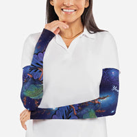 Takahe New Zealand Personalised Arm Sleeves Harakeke Silver Fern Maori Pattern LT22 - Polynesian Pride