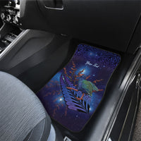 Takahe New Zealand Personalised Car Mats Harakeke Silver Fern Maori Pattern LT22 - Polynesian Pride